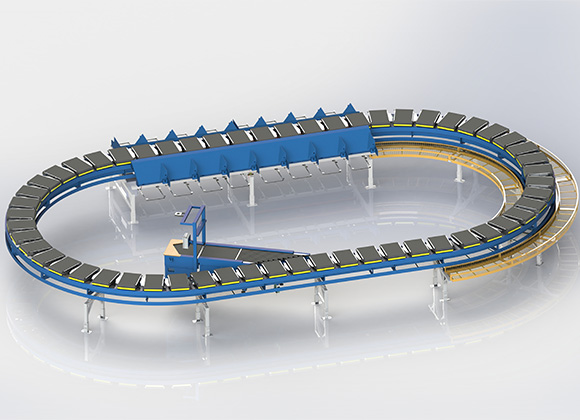 Loop Type Cross Belt Sorter 1